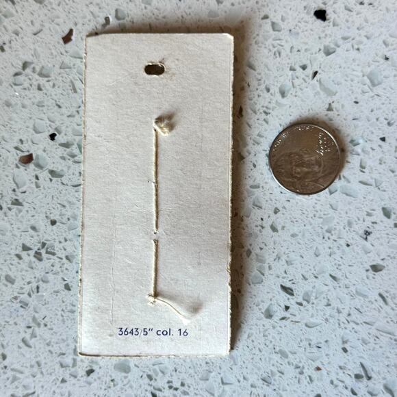 4 NEW on card Vintage 50s Buttons By Schwanda Round 2 Hole Flat 3/5" Translucent - Picture 5 of 5